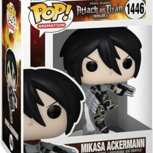 Figura Funko Pop! de Mikasa Ackerman de "Attack on Titan".