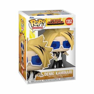 Figura Funko Pop de Denki Kaminari de My Hero Academia en caja.