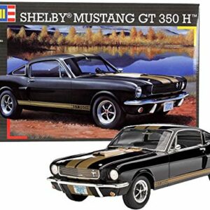 Maqueta detallada del coche clásico Shelby Mustang GT 350 H de Revell a escala 1:24.