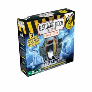 Juego de mesa familiar "Escape Room - Viaje en el tiempo" de Diset, recomendado a partir de 10 años.