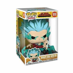 Figura Funko Pop! de Deku infinito con Eri de My Hero Academia en caja.