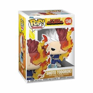 Figura Funko Pop! de Shoto Todoroki de My Hero Academia con fuego y hielo.