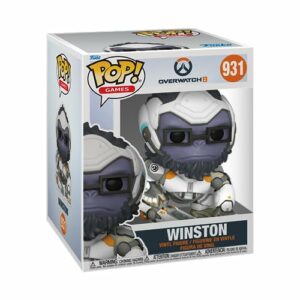 Figura de vinilo coleccionable de Winston de Overwatch 2, marca Funko Pop!.