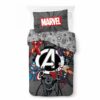 Funda de edredón infantil de Los Vengadores con personajes de Marvel.