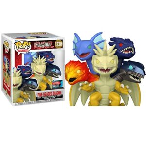 Figura Funko POP de Yu-Gi-Oh! con el dragón de cinco cabezas multicolor.