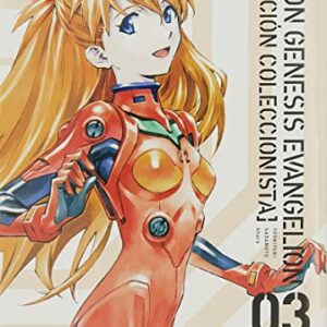 Portada del volumen 3 de "Neon Genesis Evangelion" Edición Coleccionista con una ilustración de Asuka Langley Soryu.