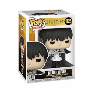 Funko Pop! de Tokyo Ghoul: Re, figura de Kuki Urie con traje blanco.