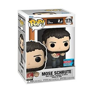 Figura Funko Pop de Mose Schrute de "The Office" con camiseta "FEAR".