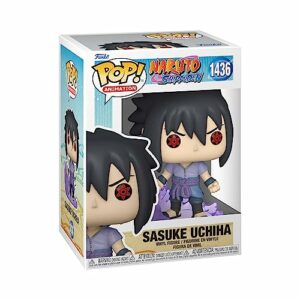 Figura Funko Pop de Sasuke Uchiha con Susano'o en caja de Naruto Shippuden.