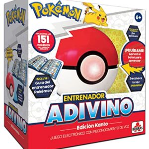 Juego de Adivinanza Pokémon con Poké Ball electrónica y reconocimiento de voz.