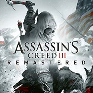 Portada de Assassin's Creed III Remastered para Nintendo Switch con protagonista en acción.