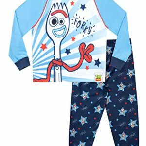 Pijama azul de Toy Story con Forky para niños de 4-5 años.