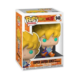 Figura Funko Pop de Super Saiyan Goku lanzando Kamehameha de Dragon Ball Z.