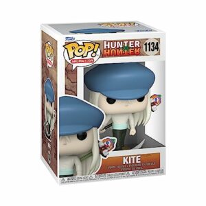 Figura Funko Pop! de Kite con una guadaña de la serie Hunter x Hunter.