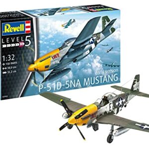 Kit de avión a escala P-51D-5NA Mustang de Revell, multicolor.