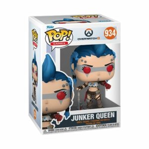 Figura Funko Pop! de la Junker Queen de Overwatch 2 con detalles y colores vibrantes.