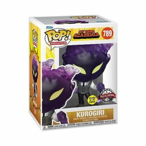 Figura Funko Pop! de Kurogiri de My Hero Academia que brilla en la oscuridad.