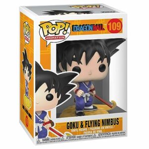 Figura Funko Pop! de Goku montando la nube voladora Nimbus de Dragon Ball Z.