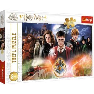 Puzzle Trefl de 300 piezas con personajes de Harry Potter para mayores de 8 años.