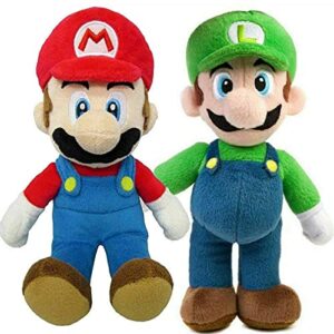 Muñecos de peluche de Super Mario y Luigi, de 35 cm cada uno.