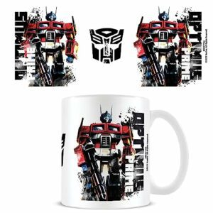 Taza de cerámica con imagen de Optimus Prime de Transformers.