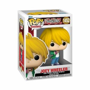 Figura Funko Pop de Joey Wheeler de Yu-Gi-Oh! con cabello rubio y ropa casual.