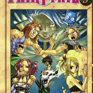 Portada del cómic manga FAIRY TAIL 05 con personajes en poses dinámicas.